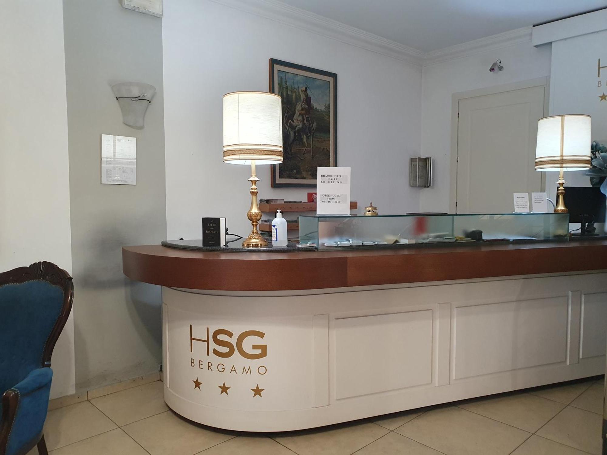 Hotel San Giorgio Bergamo Bagian luar foto